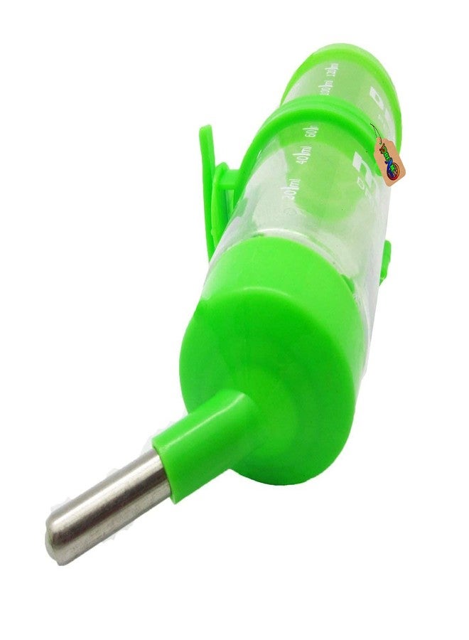 DreamAuro Leak Proof Cage Attachment Water Bottle Cum Feeder for Hamster, Guinea Pig, Rabbit, Puppy, Cat, Kitten, Dwarf, Gerbil, Mice and Ferret (250 ml, Green) - Image 4